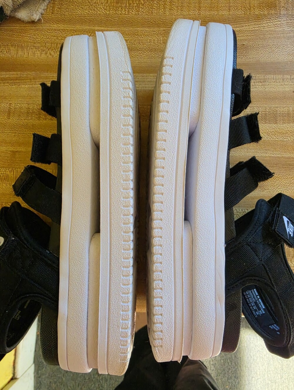 Womens Nike ICON CLASSIC Black DH0224-001 Platform Sandals. Size 12 - Picture 5 of 7
